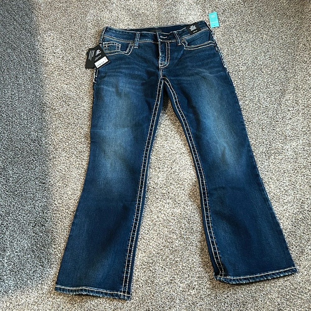 Suki curvy fit mid rise bootcut jeans size 30x30